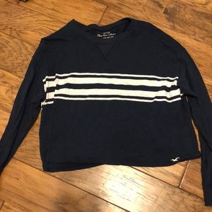 Long sleeved top, strips in the middle!